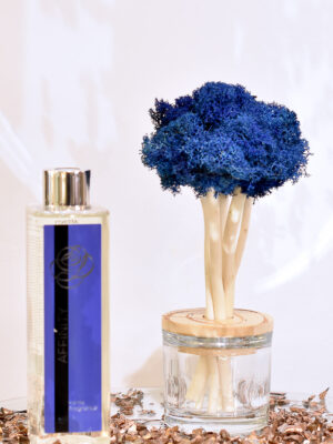 Petit arbre diffuseur bleu avec son parfum d’ambiance "Symphonie marine"