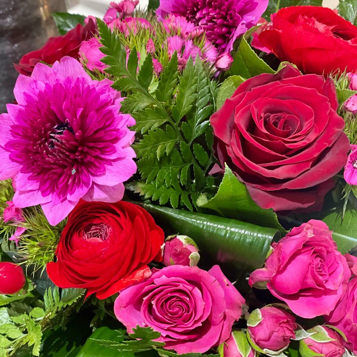 Détail bouquet du semeur love taille S, collection Saint Valentin 2024