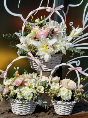 Panier fleuries - Taille S