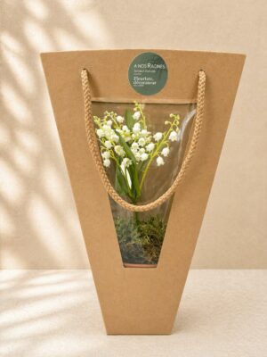 Panier de 2 brins de muguet