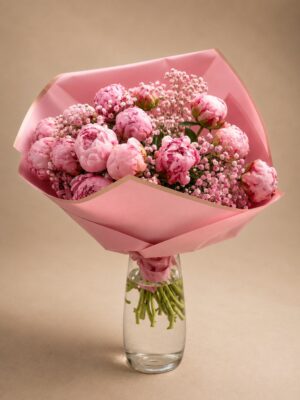 Bouquet de pivoines